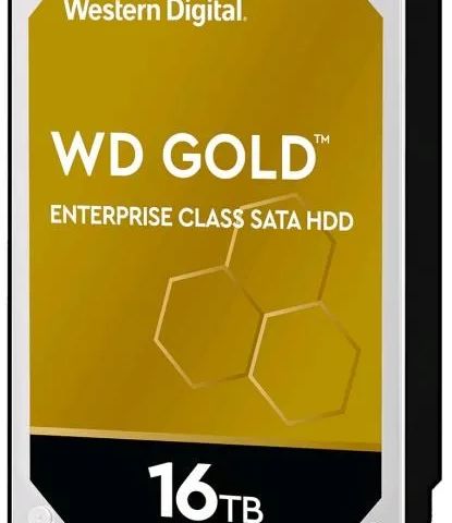 HDD|WESTERN DIGITAL|Gold|16TB|SATA 3.0|512 MB|7200 rpm|3,5"|WD161KRYZ