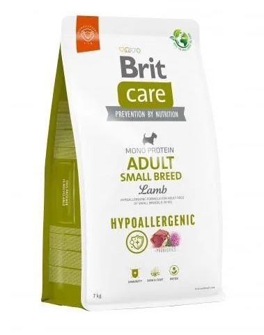 BRIT Care Hypoallergenic Adult Small Breed Lamb&Rice - dry dog food - 7 kg