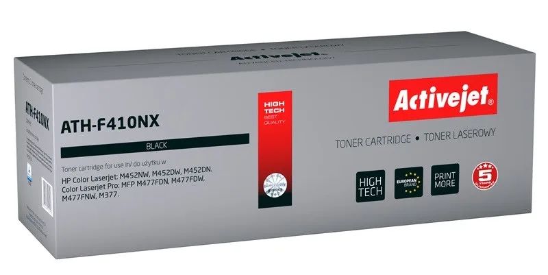 Activejet ATH-F410NX Toner (replacement for HP 410X CF410X; Canon CRG 046H B 1254C002; Supreme; 6,500 pages; black)