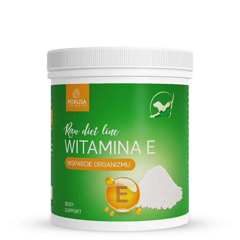 POKUSA RawDietLine Vitamin E - supplements for dogs and cats - 300g