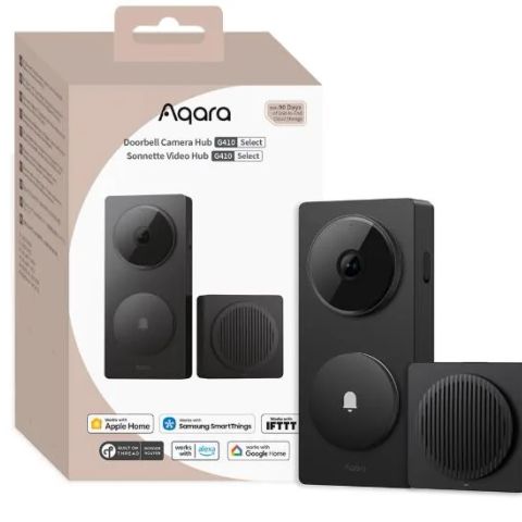 SMART HOME G410 DOORBELL CAM/HUB BLACK CH-C09D-B AQARA