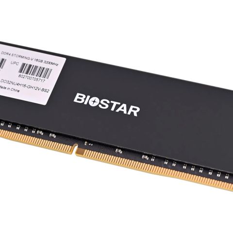Biostar 16GB 3200MHz DDR4 Memory with Storming Heatsink