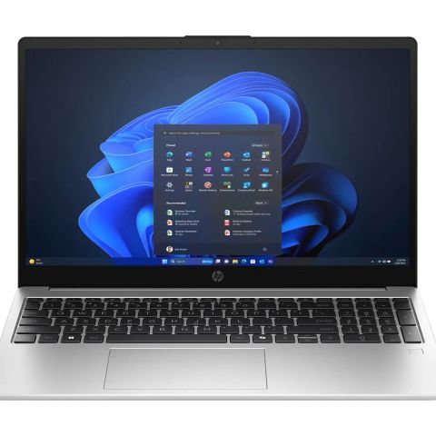 HP 250R G10 Core 5 120U 15.6"FHD 250nits AG 16GB DDR5 5200 SSD512 Iris Xe Cam1080p 41Wh W11Pro Turbo Silver 3Y OnSite