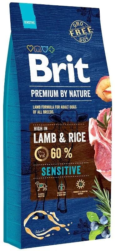 BRIT Premium by Nature Sensitive Lamb with rice - dry dog food - 15 kg