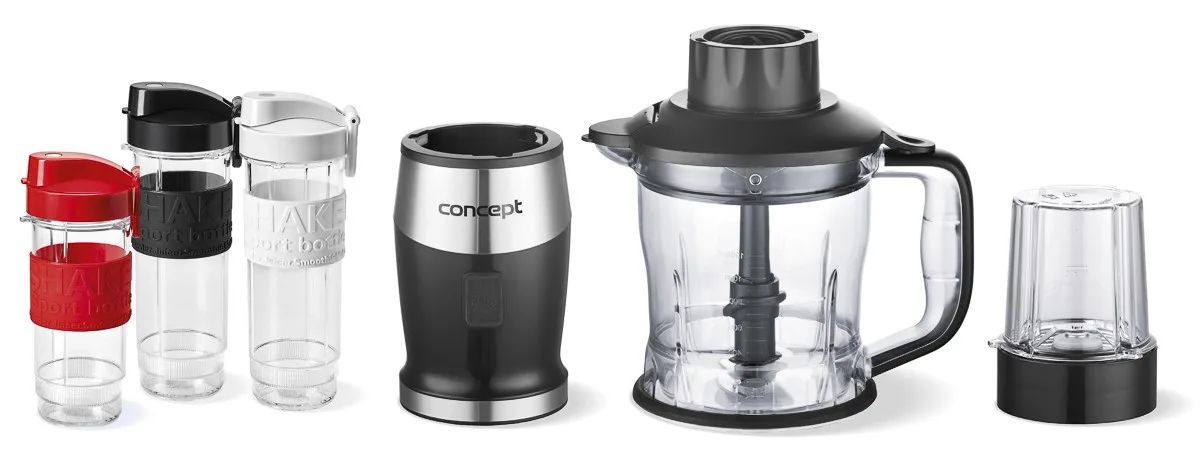 Concept SM3390 blender 1.2 L Immersion blender 700 W Black, Stainless steel