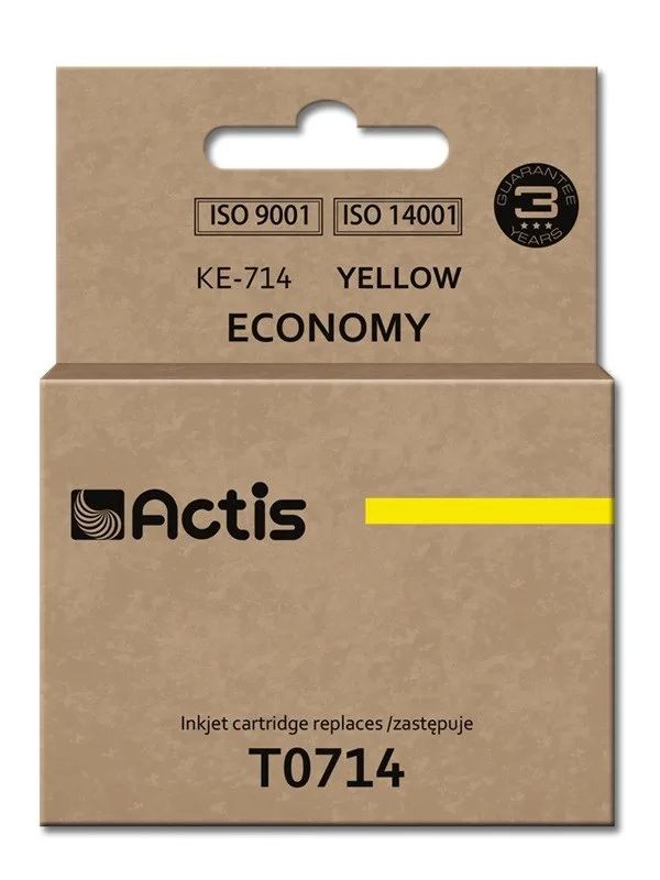 Actis KE-714 Ink (replacement for Epson T0714, T0894, T1004; Standard; 13.5 ml; yellow)