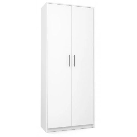 Filing cabinet OLIV 2D 74x35x180 cm, white