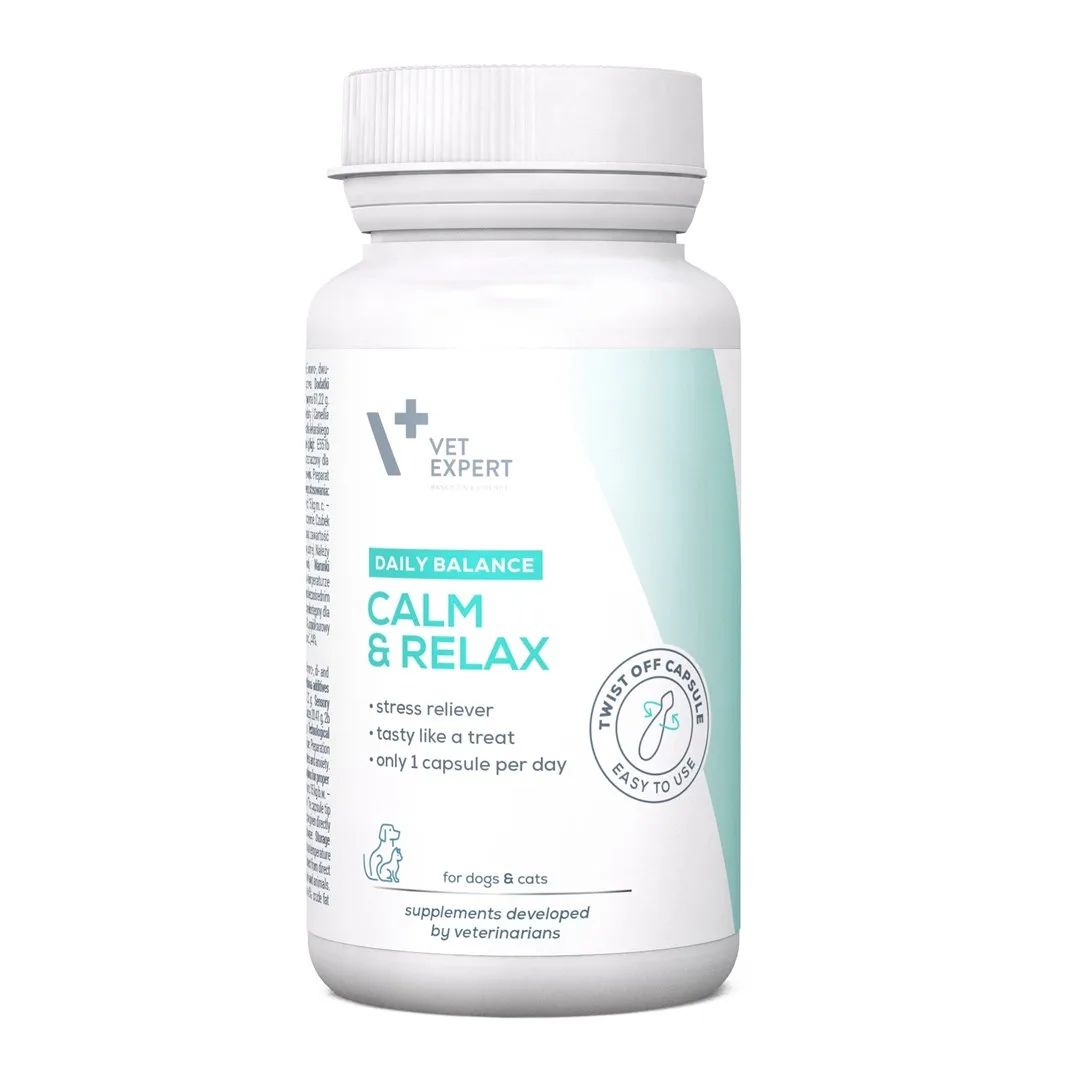 VETEXPERT Calm&Relax - preparation for symptoms of stress for dogs and cats - 30 caps.