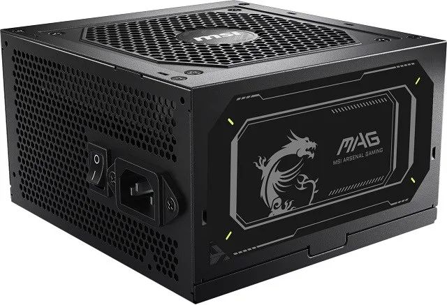 Power Supply|MSI|MAG A750GL PCIE5 II|750 Watts|Efficiency 80 PLUS GOLD|PFC Active|MAGA750GLPCIE5II