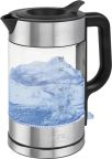 ProfiCook PC-WKS 1322 G electric kettle 1.7 L 2200 W Silver, Black, Transparent