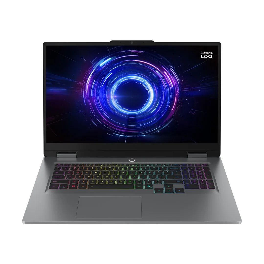 Lenovo LOQ 17IRX10 Intel® Core™ i5 i5-13450HX Laptop 43.9 cm (17.3") Full HD 16 GB DDR5-SDRAM 512 GB SSD NVIDIA GeForce RTX 5050 Wi-Fi 6 (802.11ax) NoOS Grey