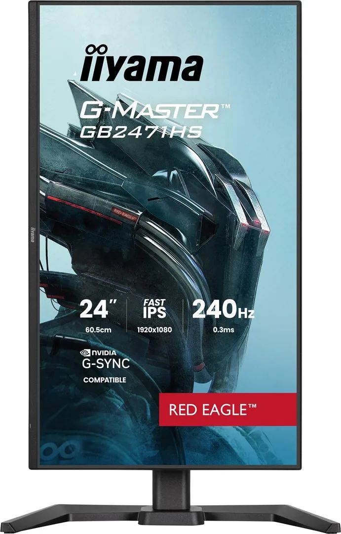 iiyama G-MASTER GB2471HS-B1 computer monitor 60.5 cm (23.8") 1920 x 1080 pixels Full HD Black