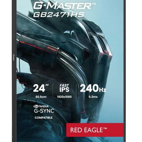iiyama G-MASTER GB2471HS-B1 computer monitor 60.5 cm (23.8") 1920 x 1080 pixels Full HD Black