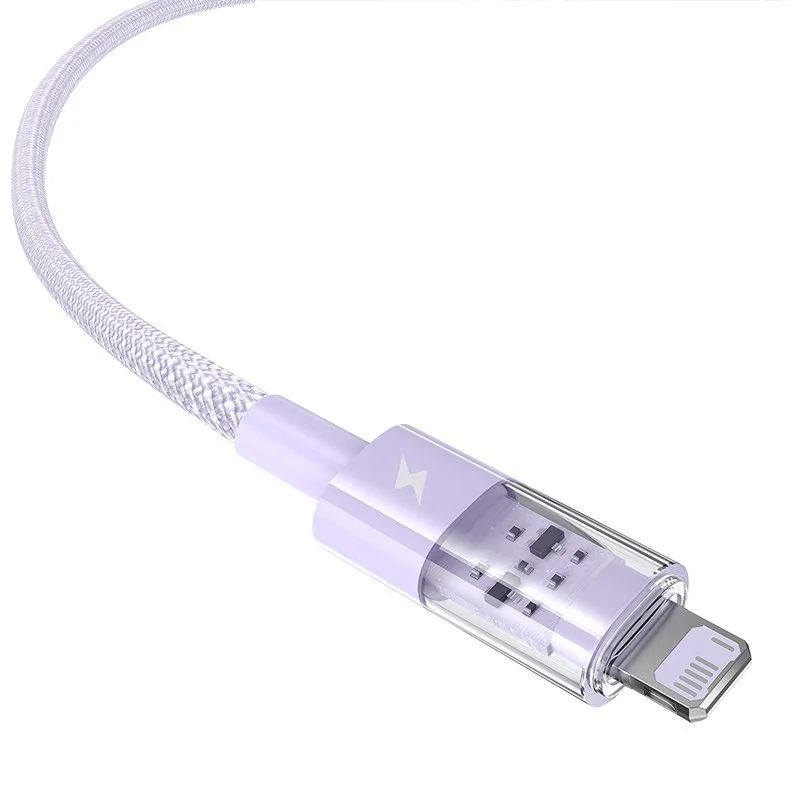 Baseus Gem USB to IP 2.4A fast charging cable 1 m Purple