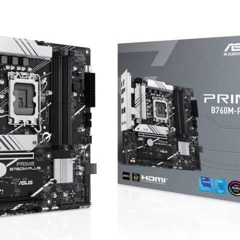 Mainboard|ASUS|Intel B760 Express|LGA1700|Micro-ATX|Memory DDR5|Memory slots 4|1xPCI-Express 4.0 1x|2xPCI-Express 4.0 16x|2xM.2|1xHDMI|1xDisplayPort|4xUSB 2.0|2xUSB 3.2|1xPS/2|1xRJ45|3xAudio port|PRIMEB760M-PLUS