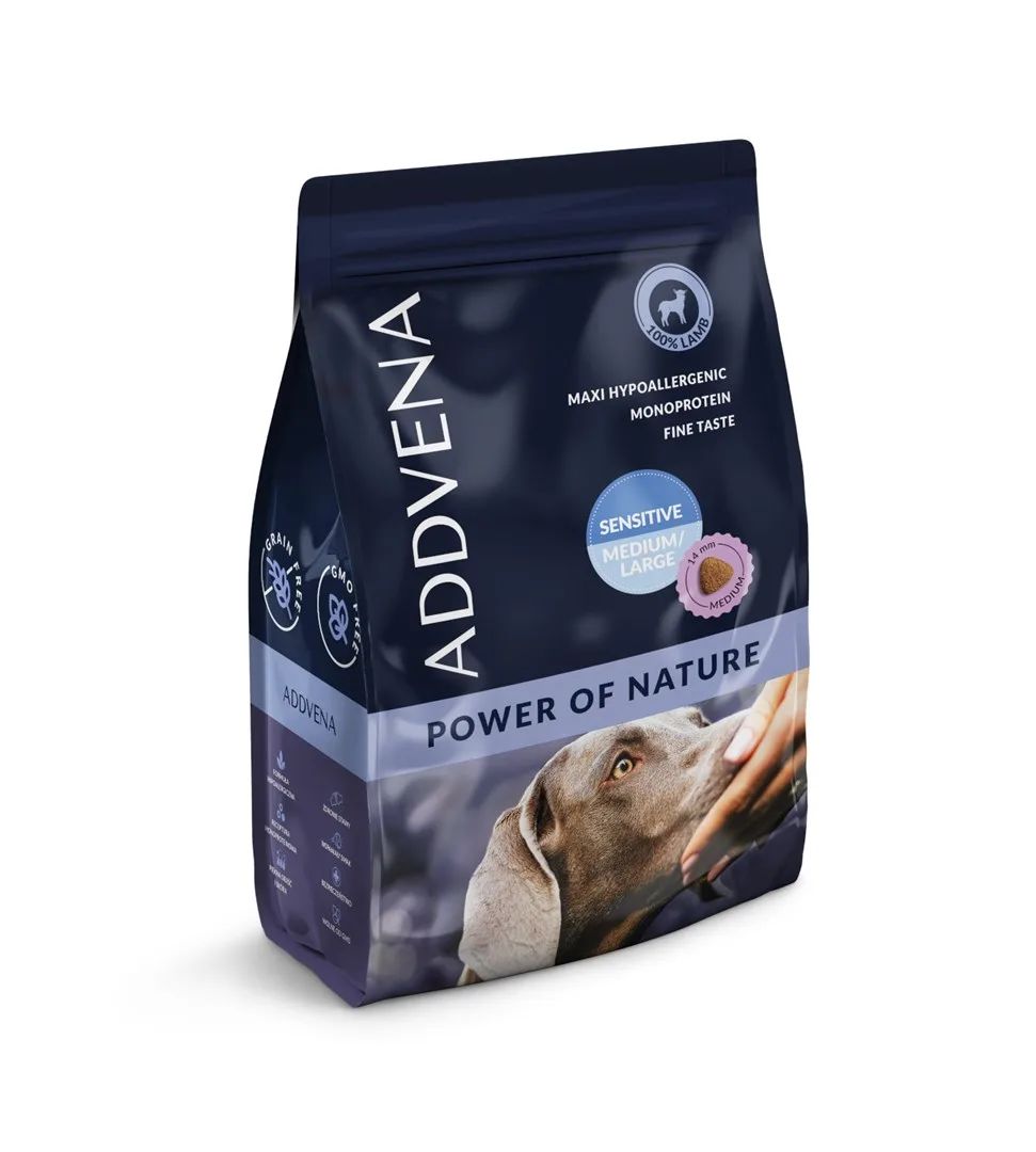 ADDVENA Power of Nature Adult Sensitive Medium/Large Lamb - dry dog food - 2,5kg