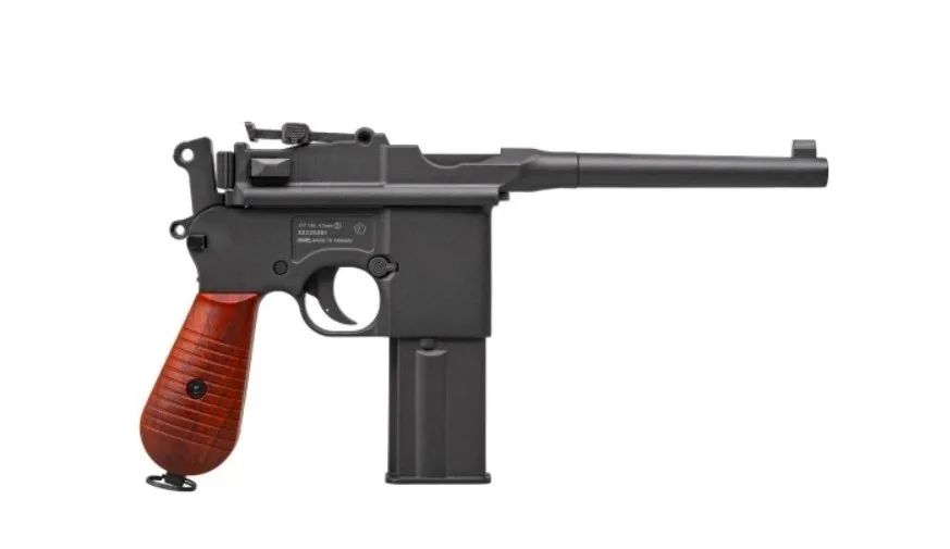 Air rifle pistol Ranger M712 BROOMHANDLE Full Auto Blowback K.4,5 BBS 19-shots KWC