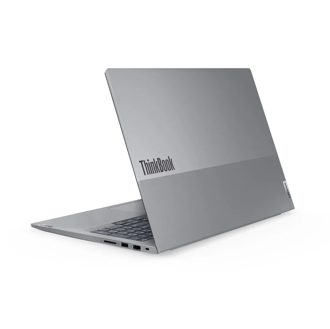 Lenovo ThinkBook 16 G7 ARP AMD Ryzen™ 5 7535HS Laptop 40.6 cm (16") WUXGA 16 GB DDR5-SDRAM 512 GB SSD Wi-Fi 6E (802.11ax) Windows 11 Pro English Grey
