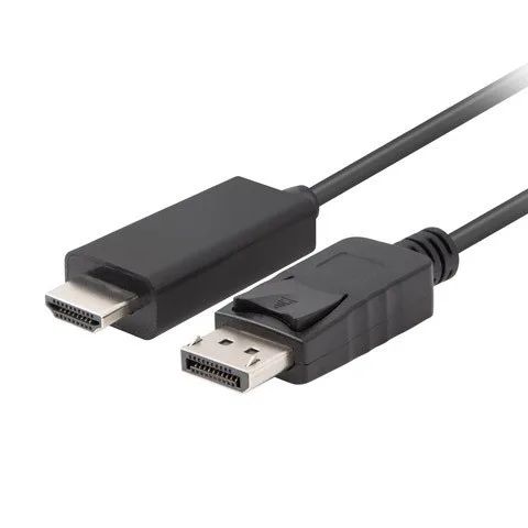 Lanberg CA-DPHD-11CC-0010-BK cable gender changer DisplayPort HDMI Black