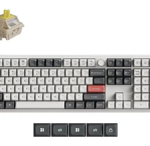 KEYBOARD WRL Q6 ULTRA/WHITE Q6U-P4 KEYCHRON