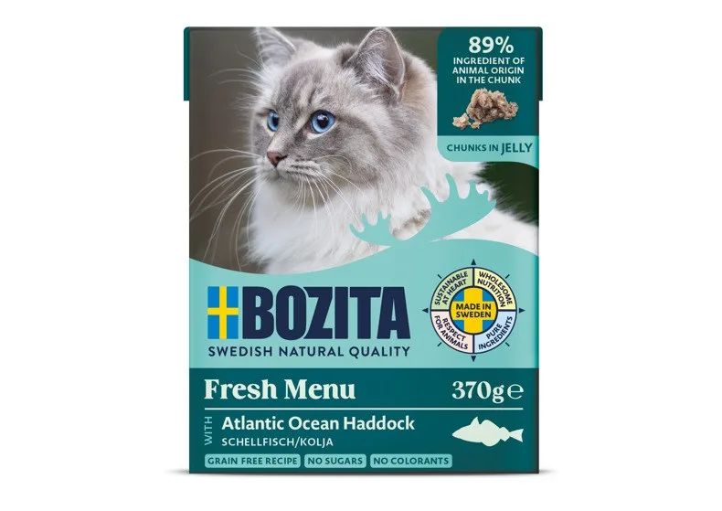 BOZITA Fresh Menu Haddock in jelly - wet cat food - 370g