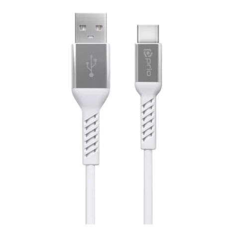 Prio USB-A to Type-C laadimiskaabel 1.2m