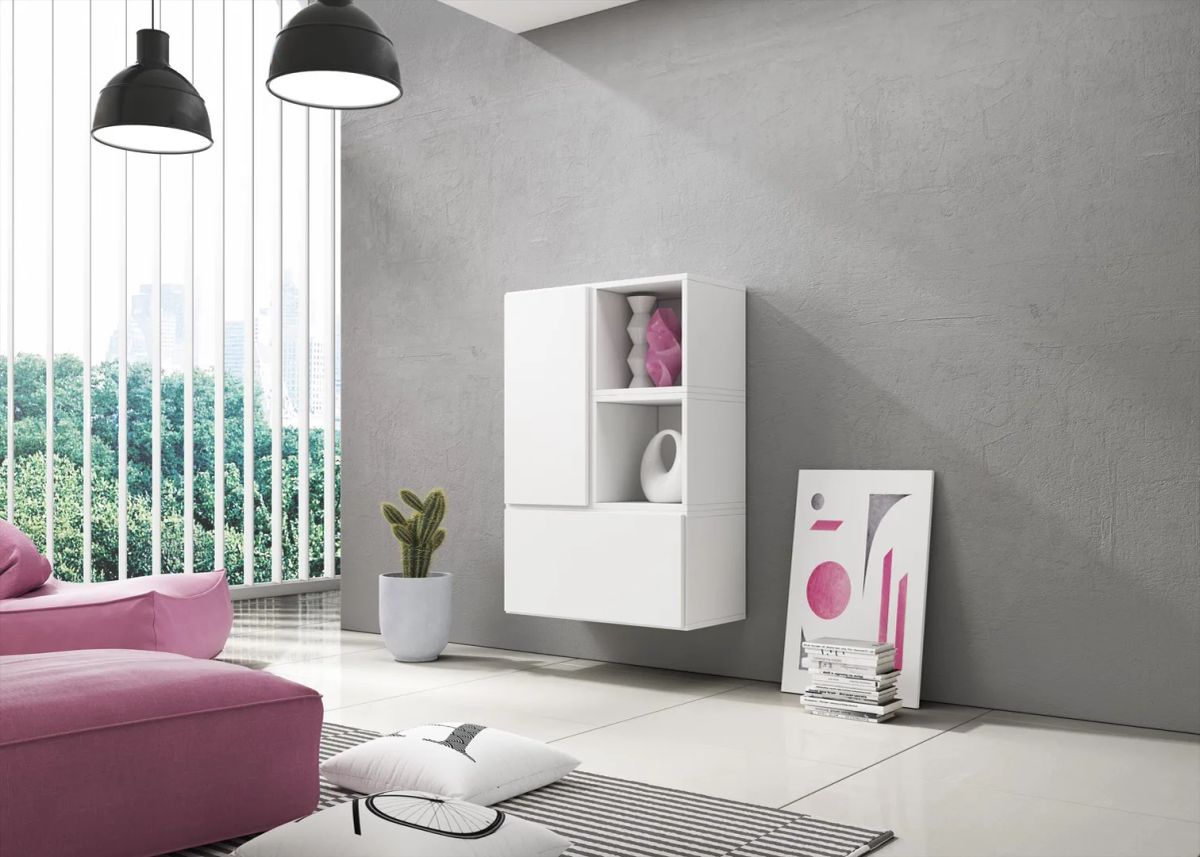 Cama living room furniture set ROCO 17 (2xRO3 + 2xRO6) white/white/white