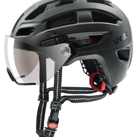 UVEX Finale visor bike helmet 56–61 cm, black matt