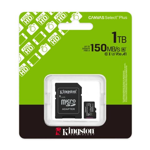 MEMORY MICRO SDXC 1TB UHS-I/W/ADAPTER SDCS3/1TB KINGSTON