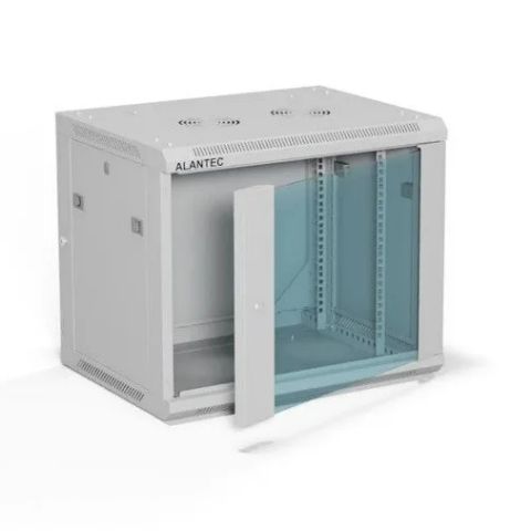 ALANTEC Racking cabinet 19" 9U 600x450, Grey FLAT PACK