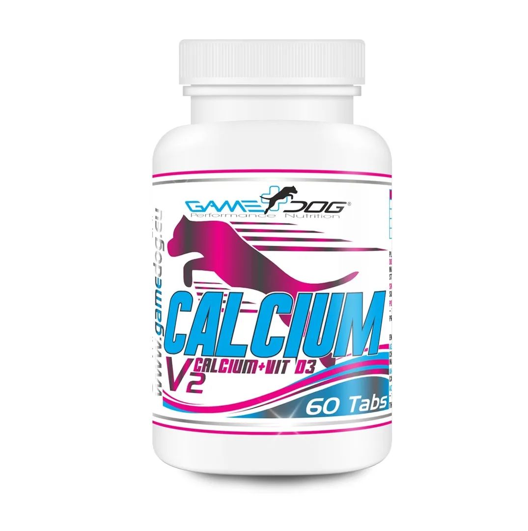 GAME DOG Calcium+D3 V2 - supplements for dogs - 60 tablets