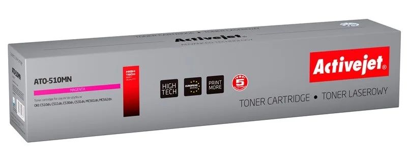 Activejet ATO-510MN Toner (replacement OKI 44469723; Supreme; 5000 pages; magenta)