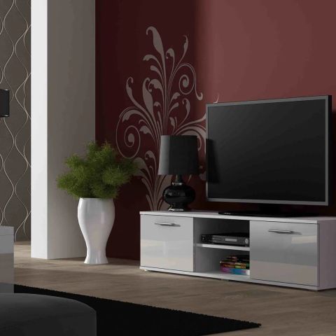Cama TV stand SOHO 140 white/white gloss
