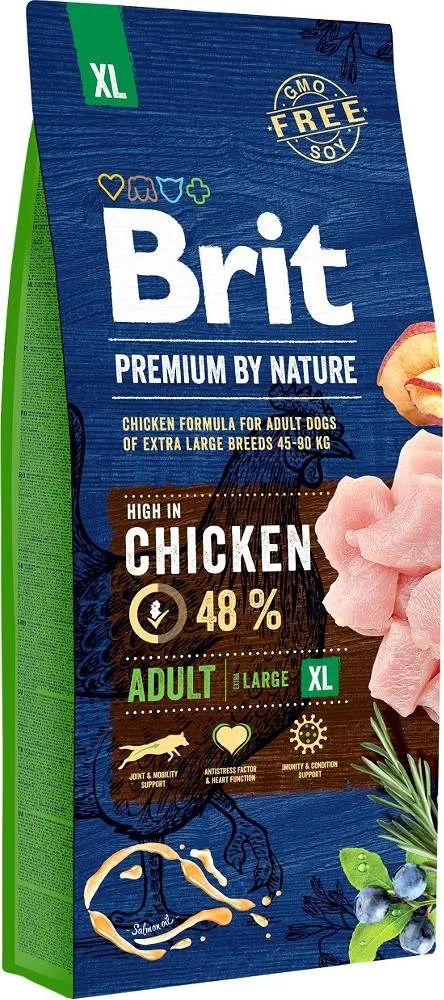 BRIT Premium by Nature Adult XL Chicken - dry dog food - 15 kg