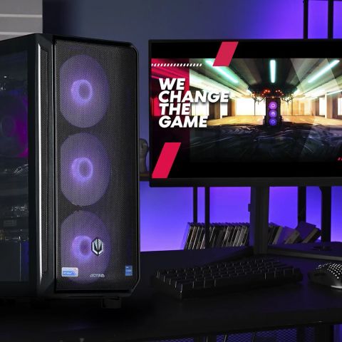 Actina 5901443410294 PC AMD Ryzen™ 7 8400F 32 GB DDR5-SDRAM 1 TB SSD Intel Arc B580 Midi Tower Black