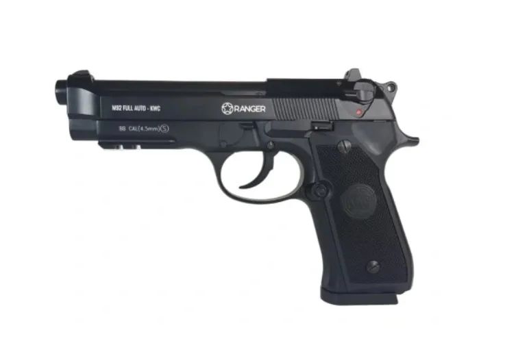 Air rifle pistol Ranger M92 Full Auto Blowback Kal.4.5 BBS 18-shots KWC