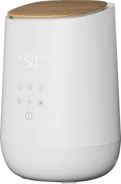 Medisana AH 680 humidifier Ultrasonic 2.6 L White, Wood 24 W