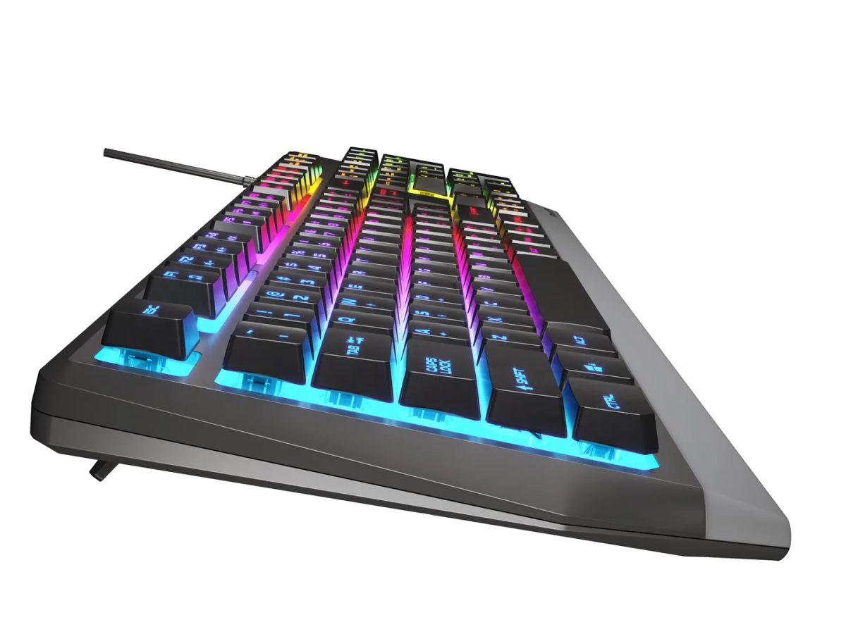 GENESIS Rhod 300 RGB keyboard Gaming USB QWERTY English Black