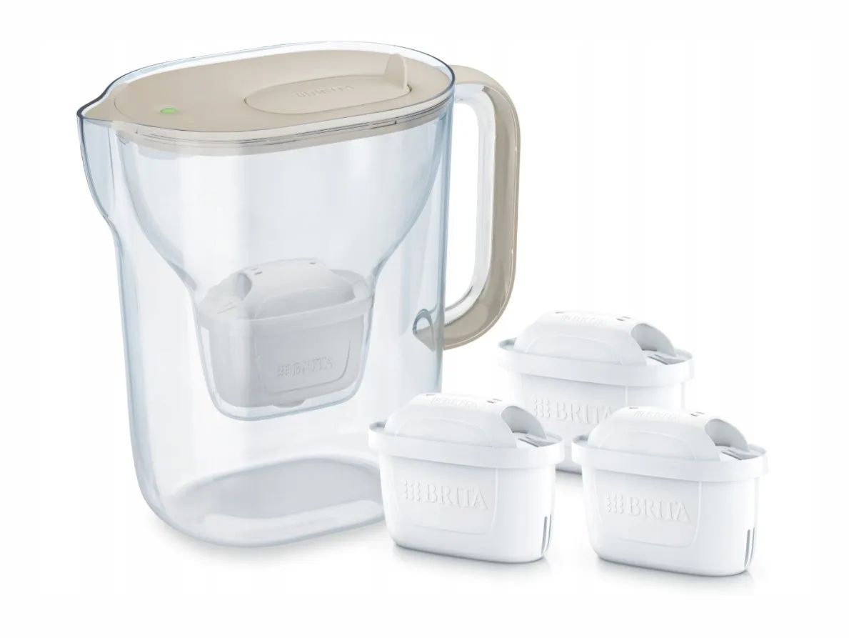 BRITA Style ESSENTIAL XL sand filter jug + 3 x MX Pro Pure Performance filter