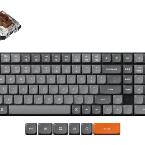 KEYBOARD WRL K17 MAX RGB/BLACK K17M-H3 KEYCHRON