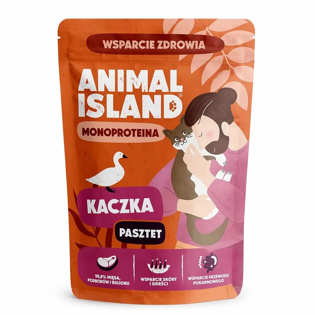 ANIMAL ISLAND Mono Duck - wet cat food - 100g