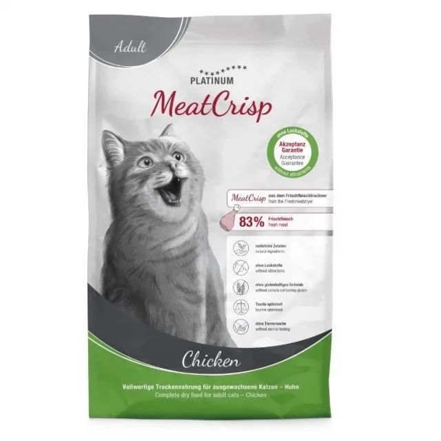 PLATINUM MeatCrisp Adult Chicken - dry cat food - 1,5kg