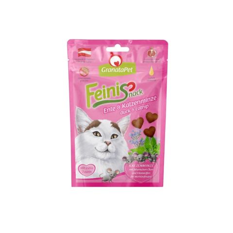 GRANATAPET FeiniSnack Duck and catnip - cat treats - 50g
