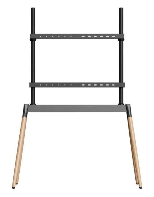 TV SET ACC FLOOR STAND 55-86"/BLK/WOOD TVS-86F-01-BK GEMBIRD
