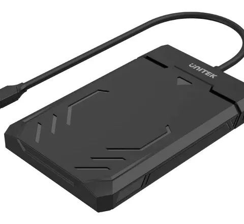 Unitek Y-3036A - DiskGuard Raiden 2.5" USB-C to SATA III 2.5” HDD/SSD Hard Disk Enclosure