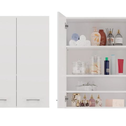 Topeshop POLA MINI DD BIEL bathroom storage cabinet White