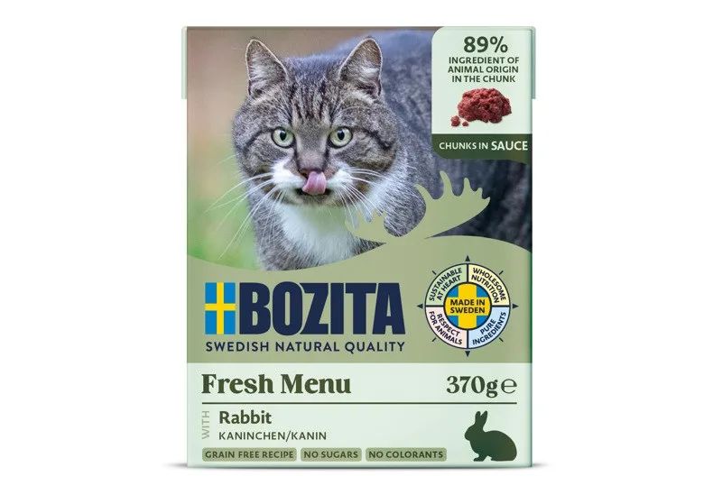 BOZITA Fresh Menu Rabbit in sauce - wet cat food - 370g