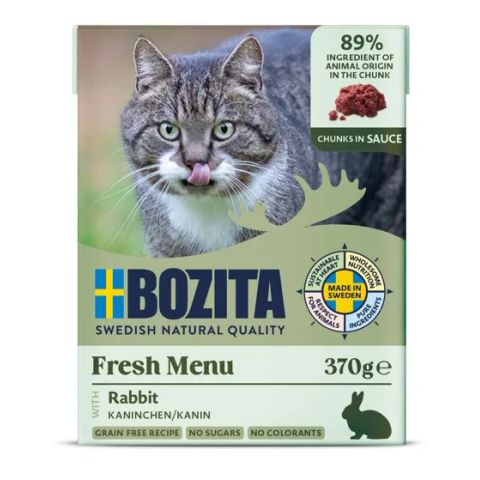 BOZITA Fresh Menu Rabbit in sauce - wet cat food - 370g