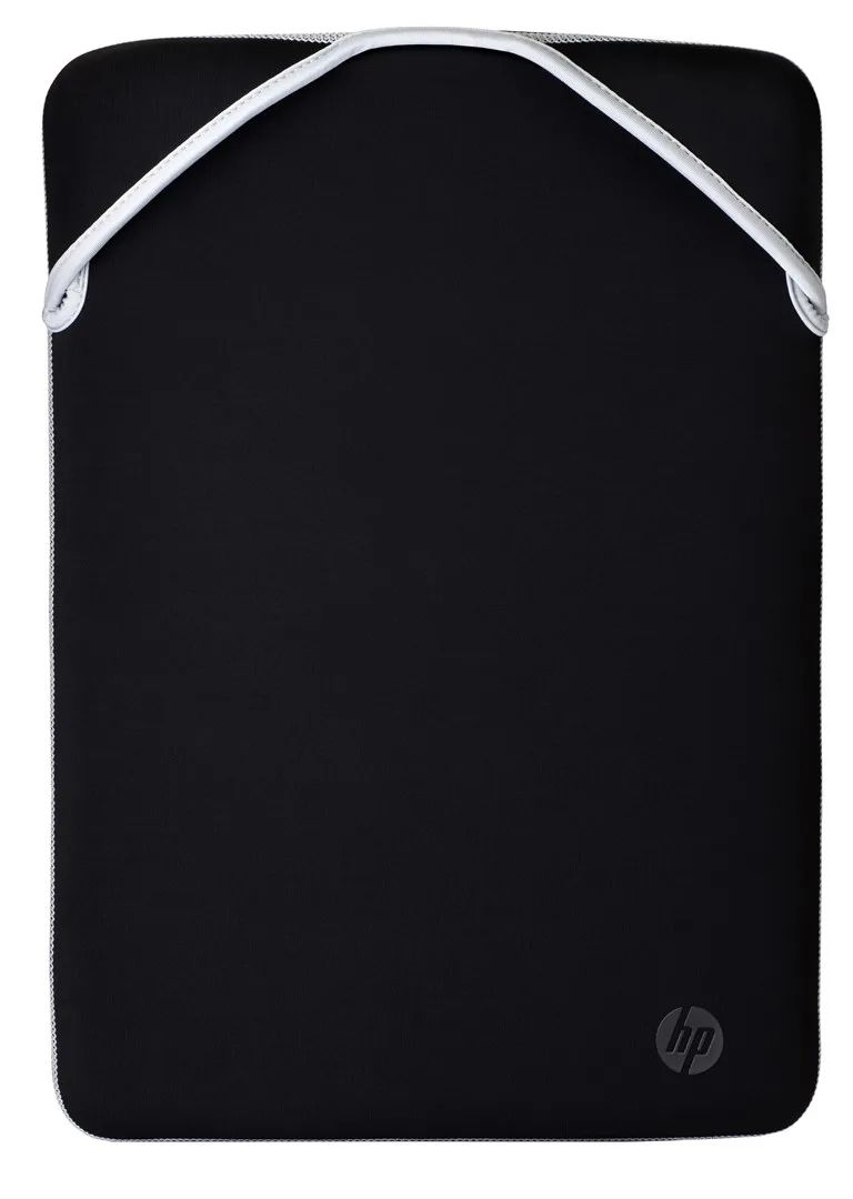 HP Reversible Protective 15.6-inch Silver Laptop Sleeve 15.6" Sleeve case Black, Silver