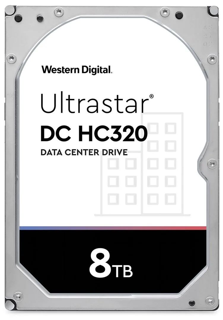 HDD|WESTERN DIGITAL ULTRASTAR|Ultrastar DC HC320|HUS728T8TAL5204|8TB|SAS|256 MB|7200 rpm|3,5"|0B36400